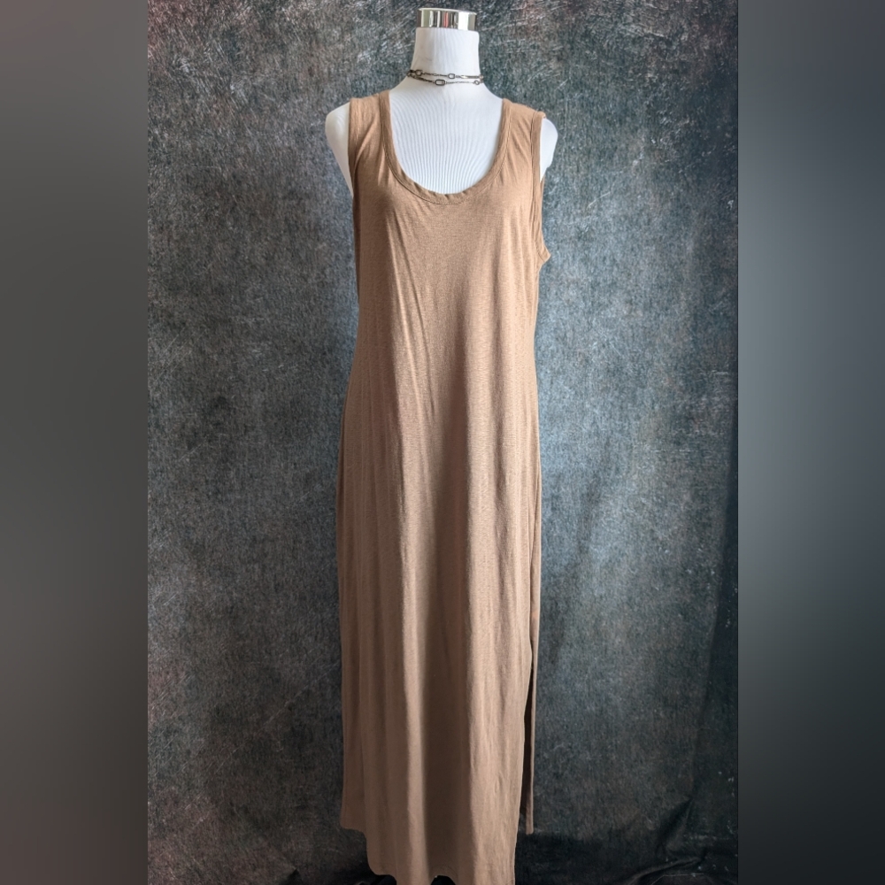 Theory Minimal Pima Cotton Maxi Dress | Large